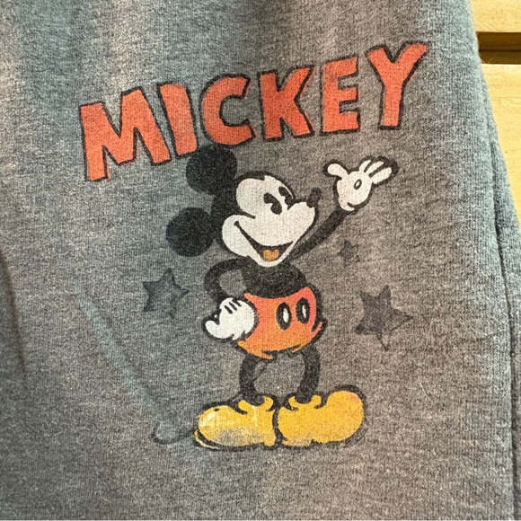 Disney Gray Mickey Mouse Athletic Leisure Shorts, Size Juniors M (7/9) - Picture 2 of 7